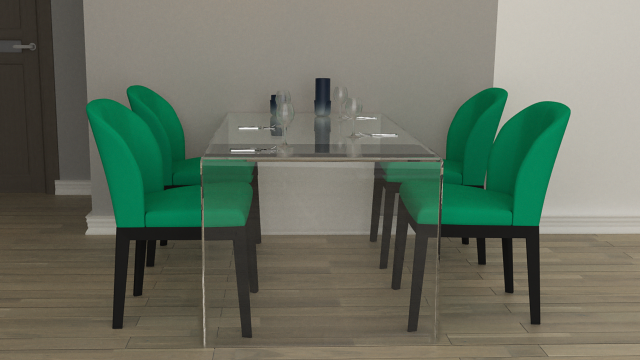 tablechair 3D Модель .c4d .max .obj .3ds .fbx .stl .blend 