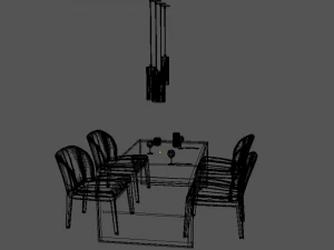 tablechair 3D Model
