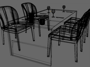 tablechair 3D Модель