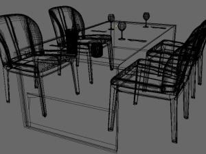 tablechair 3D Model