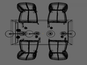 tablechair 3D Модель