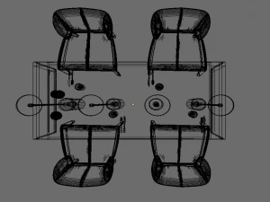tablechair 3D Model