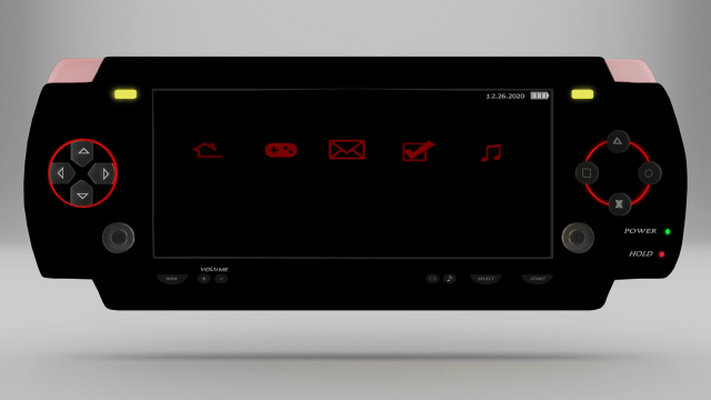 game console 3D-Modell .c4d .max .obj .3ds .fbx .stl .blend 