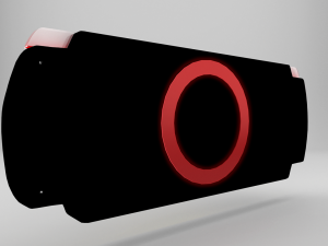 game console 3D-Modell