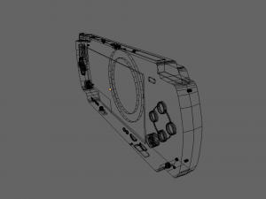 game console 3D-Modell