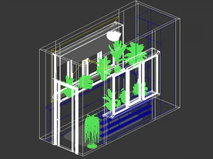 balcony 3D Model