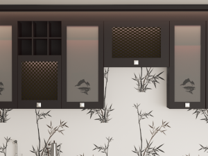 kitchen sakura Modello 3D