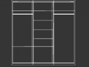 wardrode delana 3Dモデル