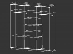 wardrode delana 3Dモデル