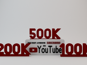 Stand YouTube 3D Принт Модель
