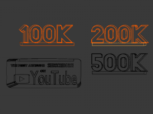 Stand YouTube 3D Принт Модель