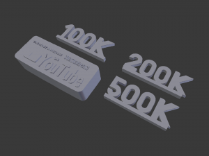 Stand YouTube 3D Принт Модель