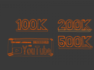 Stand YouTube 3D Принт Модель