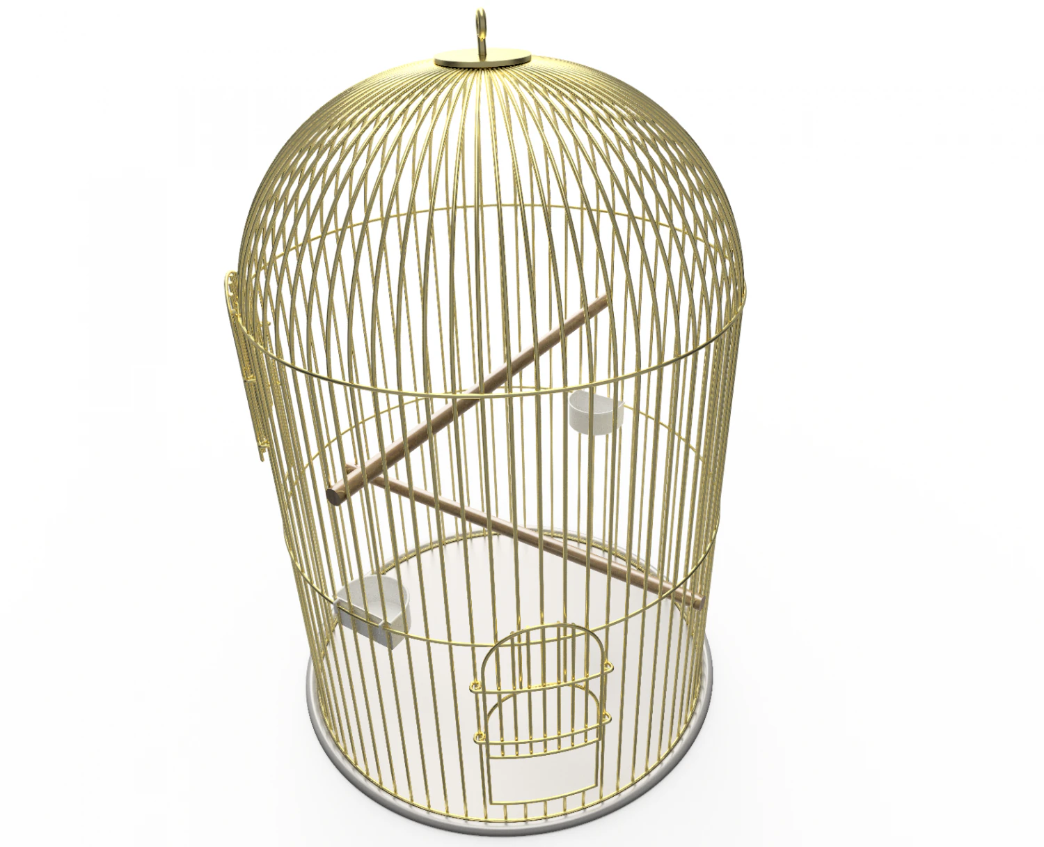 birdcage 3D Model .c4d .max .obj .3ds .fbx .stl .blend 