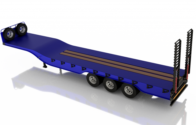 abnormal trailer Model 3D .c4d .max .obj .3ds .fbx .stl .blend 