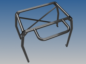 roll cage 3D 模型