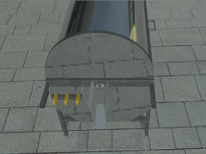 gas grill bbq - spit braai Modelo 3D