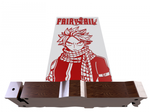 natsu dragneel bed lamp fairytail Modelo 3D