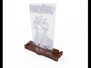 natsu dragneel bed lamp fairytail Modelo 3D