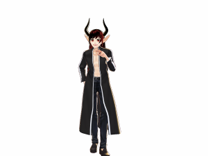 anime demon male 3D Model