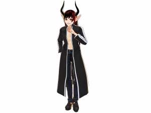 anime demon male 3D Model