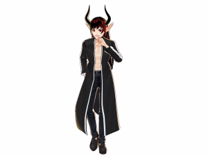 anime demon male 3D Model