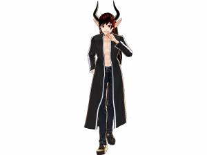anime demon male 3D Model