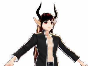 anime demon male 3D Model