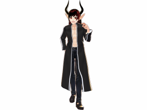 anime demon male 3D Model
