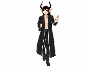 anime demon male 3D Model