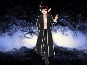 anime demon male 3D Model