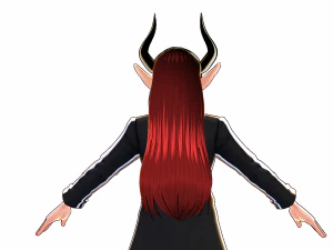 anime demon male 3D Model