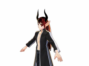 anime demon male 3D Model
