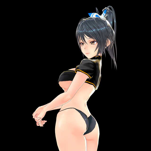 Sexy Anime Girl in Underwear 3D Model in Woman 3DExport