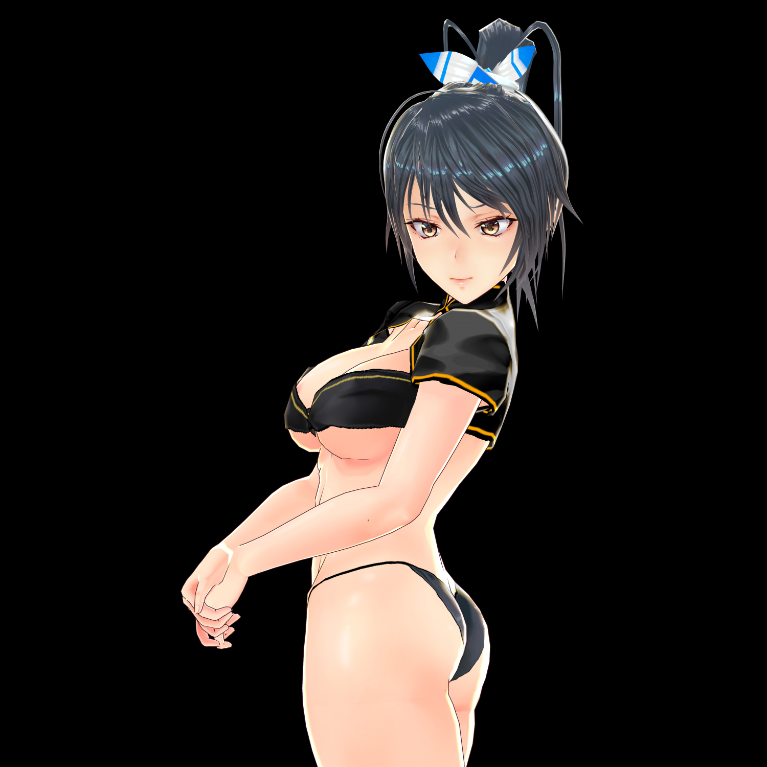 Sexy Anime Girl in Underwear 3D Модель in Женщина 3DExport