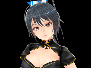 Sexy Anime Girl in Underwear Modelo 3D