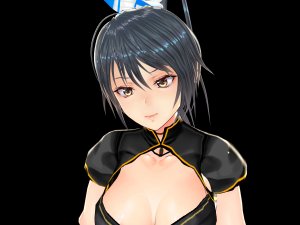 Sexy Anime Girl in Underwear Modelo 3D