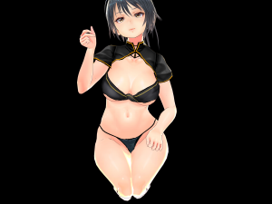 Sexy Anime Girl in Underwear Modelo 3D