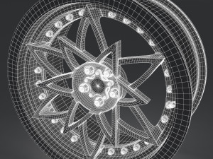 car rim sevenk nika-s 3D 模型