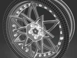 car rim sevenk nika-s 3D Model