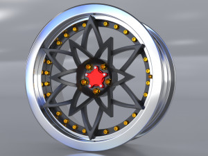 car rim sevenk nika-s 3D 模型