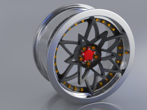 car rim sevenk nika-s 3D 模型