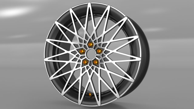 car rim mf562 3D मॉडल .c4d .max .obj .3ds .fbx .stl .blend 