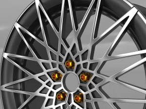 car rim mf562 3D Model