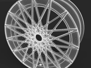car rim mf562 3D Model