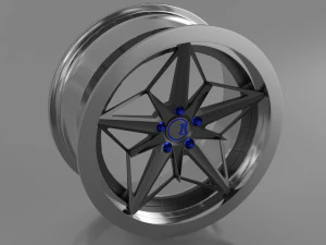car rim sevenk sk-cypher 3D Model