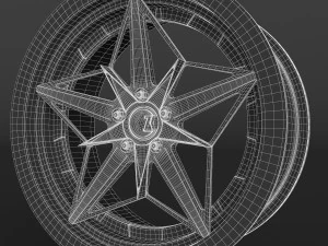 car rim sevenk sk-cypher 3D Model