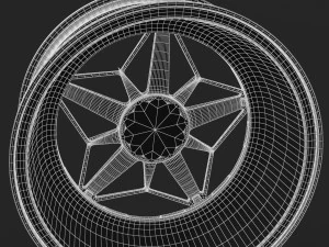 car rim sevenk sk-cypher 3D Model