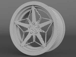 car rim sevenk sk-cypher 3D Model