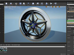 car rim sevenk sk-cypher 3D Model